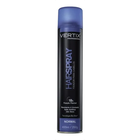 Vertix Hairspray Fixador Para Cabelo Fixação Normal 400ml Foto 1
