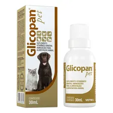 Vetnil Glicopan Pet 30ml Complexo VitamÃnico Foto mini 2
