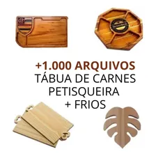 Vetores Tabua Carne E Petisqueiras Router + 1000 Pacotes Foto mini 4