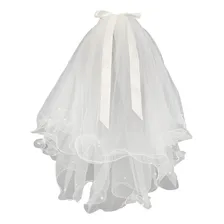 Véu Noiva Led Despedida Solteiro Fantasia Carnaval Casamento Cor Branco Foto  mini 1