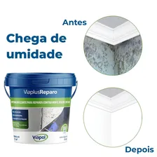 Viaplus Reparo Impermeabilizante 4kg Viapol Rodapé / Parede Foto mini 2