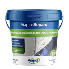 Viaplus Reparo Impermeabilizante 4kg Viapol Rodapé / Parede Foto mini 1