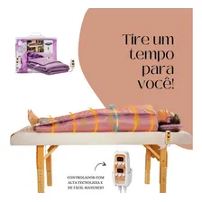 Vibro Manta Térmica Digital Corpo Int Bivolt Termoterapia Biotherm Foto mini 4