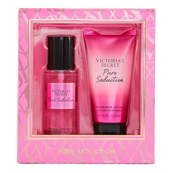 Victorias Secret Kit Pure Seduction 75ml Hidratante Body Spl Foto 1