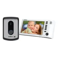 Vídeo Porteiro Intelbras IV 7010 HF Viva Voz LCD Colorido de 7