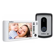 Vídeo Porteiro Intelbras IV 7010 HF Viva Voz LCD Colorido de 7