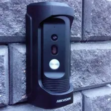 Vídeo Porteiro Ip Hikvision Ds-kb8113-im1 Módulo Externo . Cor Preto Bivolt Foto mini  3