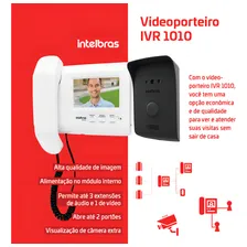 Video Porteiro Residencial Intelbras Ivr 1010 Tela 4,3'' Cor Branco Foto mini 4