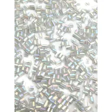 Vidrilho - Pacote Com 500g Cor Transparente Irisado (furta-cor) - Cor 161 Diâmetro 2 Mm Foto mini 1