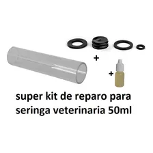 Vidro Aplicador De Vacina 50ml + Kit Reparo + Lubrificante Foto mini 3