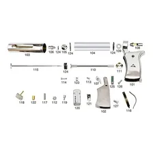 Vidro Aplicador De Vacina 50ml + Kit Reparo + Lubrificante Foto mini 2