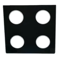 Vidro De Substituição Para Porta Do Forno Mueller Fratello Vetro 4 Bocas Cor Preta Foto mini 2