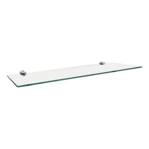 Vidro Incolor Prateleira Suporte Fenda 40x13x4mm Canto Reto Foto 1