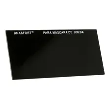Vidro Retangular Escuro Brasfort Para Mascara De Solda Foto mini 1