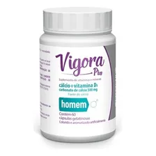 Vigora Plus Homem Cálcio Calcium +vit D3 C/ 60 Cápsulas Foto mini 1