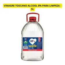 Vinagre De Álcool Toscano 5 Litros 8% Vinagre Para Limpeza Foto mini 2