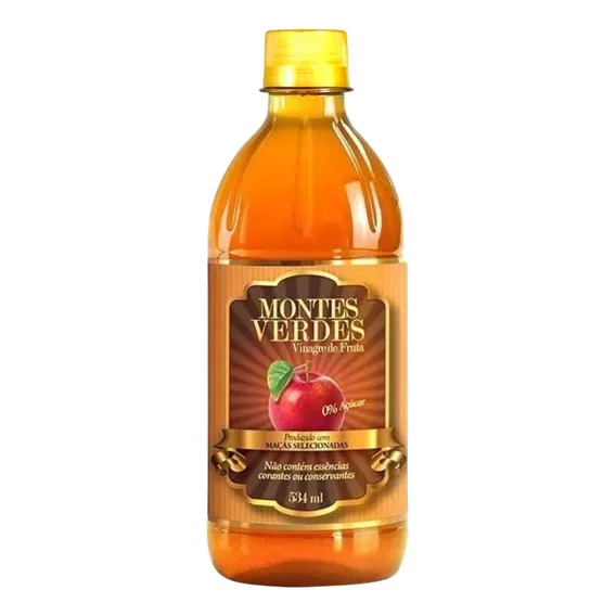 Vinagre de Maça Montes Verdes 530ml Foto 1