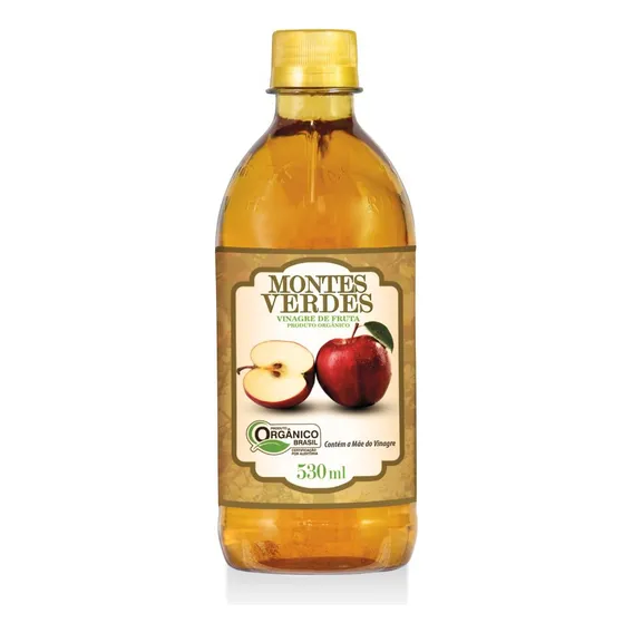 Vinagre de Maçã Organico 5% Acidez 530ml da Montes Verdes Foto 1