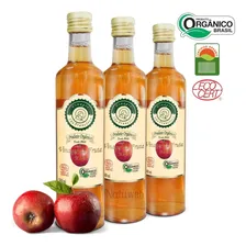 Vinagre São Francisco Vinagre de Maça Orgânico sabor vinagre de maçã 500mL x 3 unidades Foto mini 1