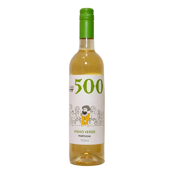 Vinho 500 - Vinho Verde Portugal - 750ml Foto 1