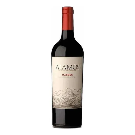 Vinho Alamos Malbec 750 Kit Com 03 Un Foto 1