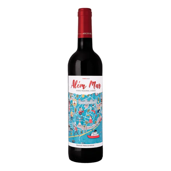 Vinho Além Mar Lisboa Tinto 750ml Foto 1