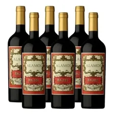 Vinho Argentino Alamos Malbec 750  Kit Com 06 Unidades Foto  mini 1