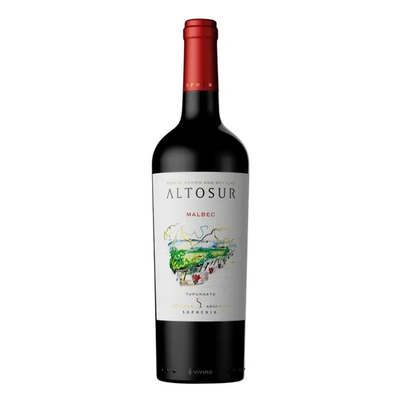 Vinho Argentino Sophenia Altosur Malbec - 750ml Foto 1