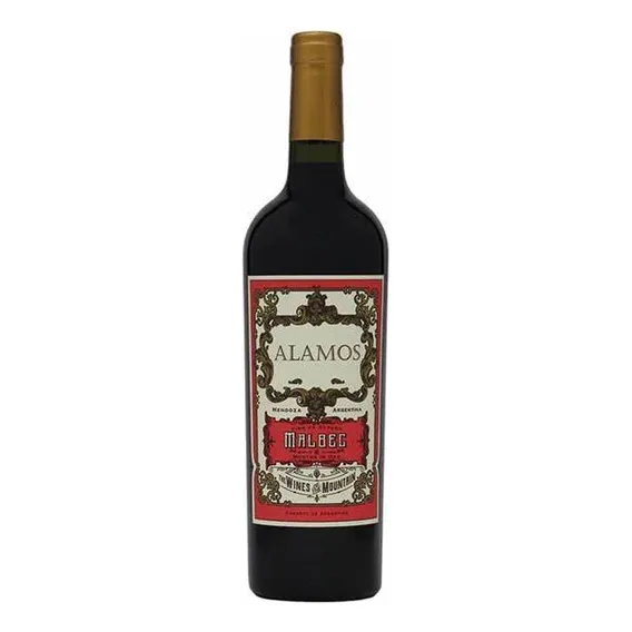 Vinho Argentino Tinto Malbec Alamos 750ml Foto 1