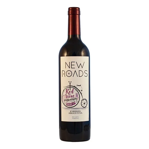 Vinho Argentino Tinto New Roads 750ml Foto 1