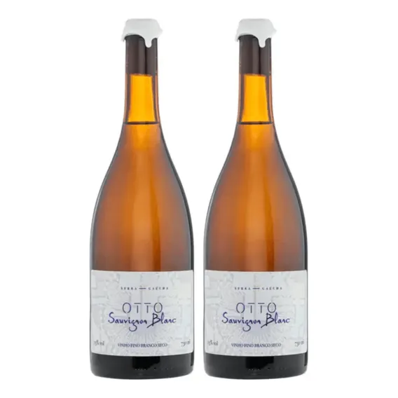 Vinho Branco Sauvignon Blanc Otto Premiado 750ml Kit 2un Foto 1