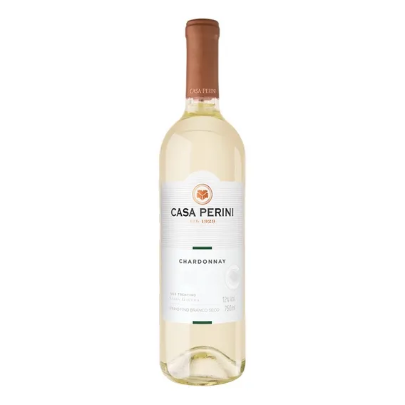 Vinho Branco Seco Chardonnay Casa Perini 750ml Foto 1