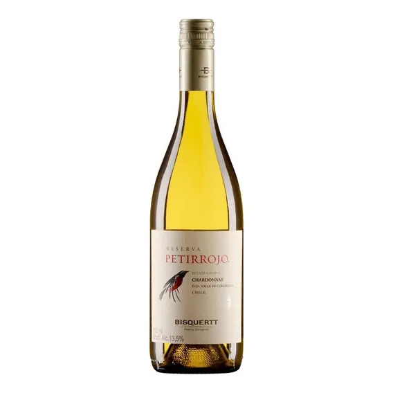 Vinho Chileno Petirrojo Reserva Chardonnay - 750ml Foto 1