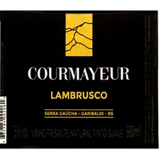 Vinho Courmayeur Frisante Lambrusco Tinto Suave 660ml Foto mini 2