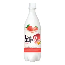 Vinho De Arroz Coreano Makgeolli Morango 750ml Foto  mini 1