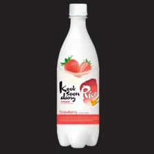 Vinho De Arroz Coreano Makgeolli Morango 750ml Foto mini  2