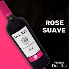 Vinho De Mesa Del Rei Suave Rosado Rose Isabel 1 Litro Foto mini 2