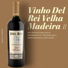 Vinho De Mesa Tinto Suave Velha Madeira Del Rei 1 Litro Foto mini 4