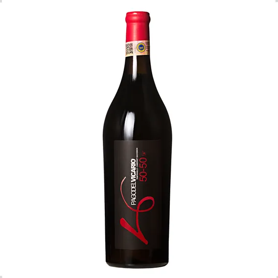 Vinho Fino Tinto Espanhol Del Vicário 50-50 750ml Foto 1