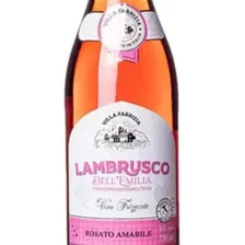 Vinho Frisante Lambrusco Rosé Suave 750ml Villa Fabrizia Foto mini  3