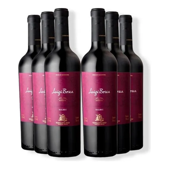 Vinho Luigi Bosca Malbec Kit Com 06 Unidades - 750 Foto 1