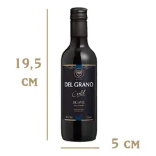 Vinho Mini Del Grano Tinto Suave Gold 250 Garrafinha Foto mini 2