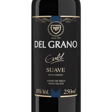 Vinho Mini Del Grano Tinto Suave Gold 250 Garrafinha Foto mini 4