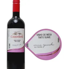 Vinho Nacional Tinto Suave 750ml Cappelletti Foto mini 3