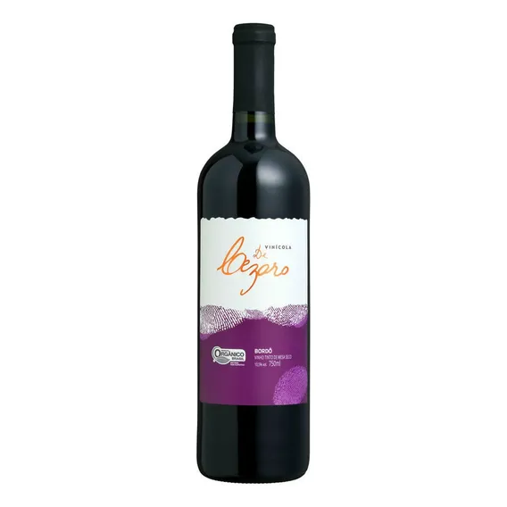 Vinho Orgânico Bordô Tinto Seco De Cezaro 750ml Serra Gaúcha Foto 1