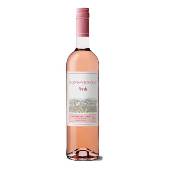 Vinho Português Quinta Dos Bons-ventos Rosé 750ml Foto 1