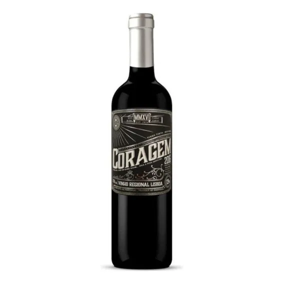 Vinho Portugues Tinto Coragem Regional Lisboa 750ml Foto 1