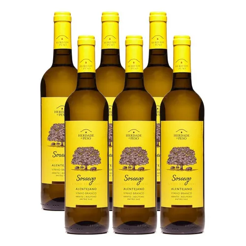 Vinho Sossego Branco 750  Kit 06 Un Foto 1