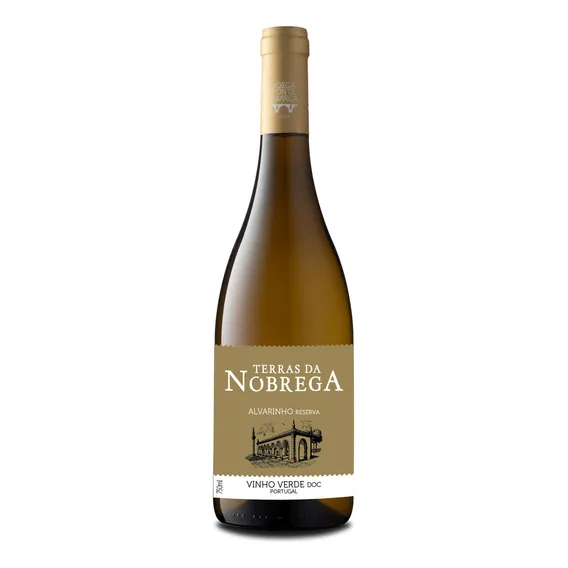 Vinho Terras De Nobrega Alvarinho Branco Português Foto 1