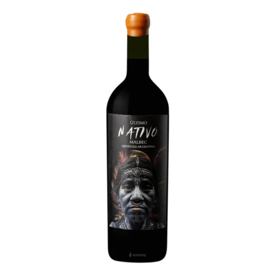 Vinho Tinto Argentino Ultimo Nativo Malbec 750ml Foto 1